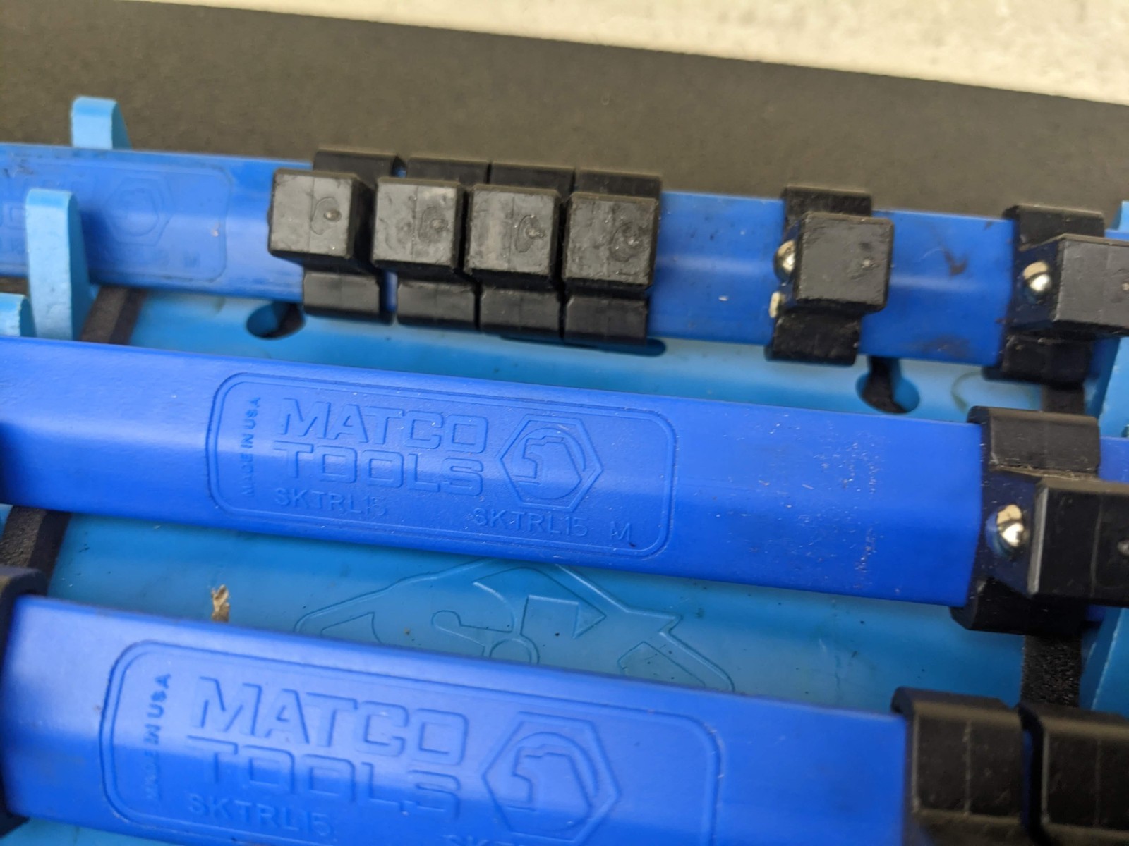 Matco Tools Plastic Socket Rail Organizers Lot