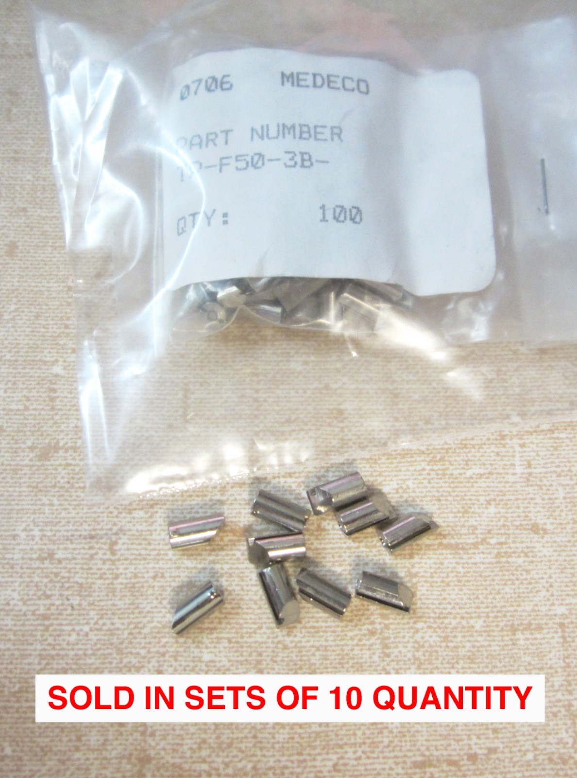 10 Medeco Security Locks TP-F50-3B Medeco3/Biaxial Bottom Pins (.025" increment)