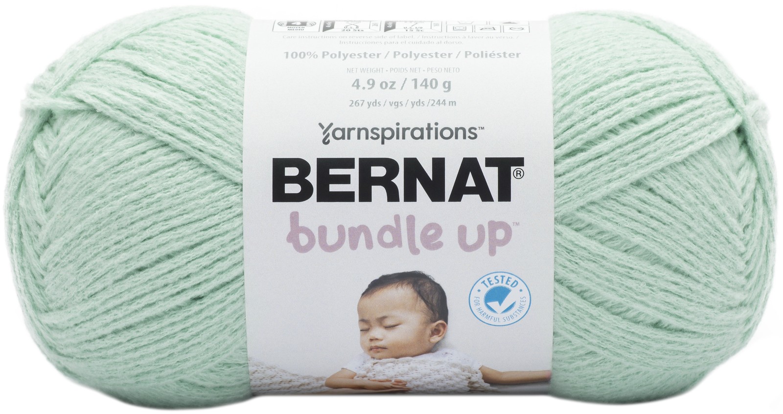 Bernat Bundle Up Yarn-Green Mist