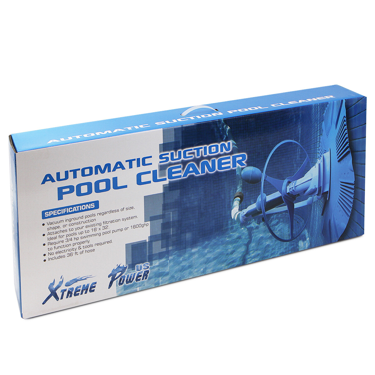 XtremepowerUS 30ft Complete Set Automatic Pool Cleaner Suction Vacuum Pool Hose