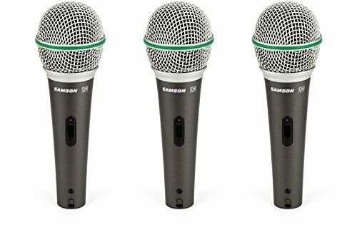 Samson SAQ6CL3P Q6 Dynamic Microphone (3-pack) FREE SHIPPING