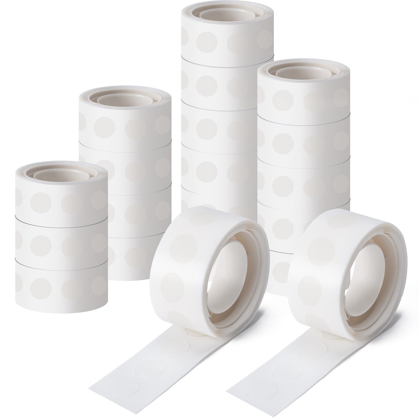 Hoewina 2000pcs Clear Glue Point 4.5 cm x 0.5 inch (diameter of glue point)
