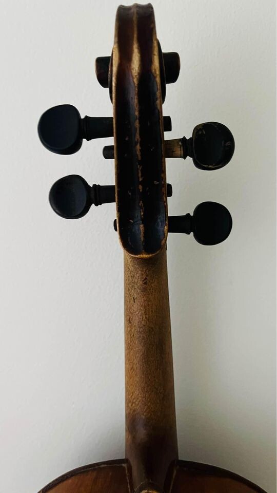 Old Violin Labeled Carl Vulzar