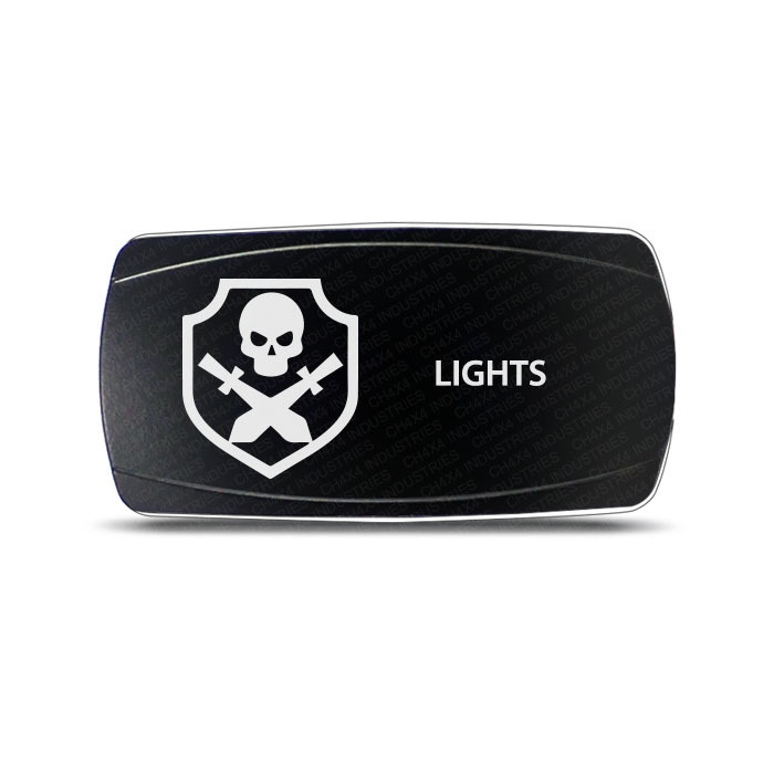CH4X4 Rocker Switch Military Lights Symbol 27