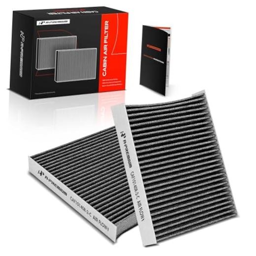 2-PC Cabin Air Filter with Activated Carbon Compatible with Infiniti, Nissan