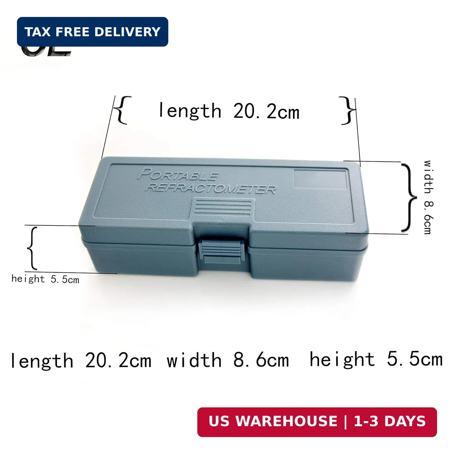 Brix Refractometer with ATC Automatic Temperature Compensation (0-32 Brix) Tripl