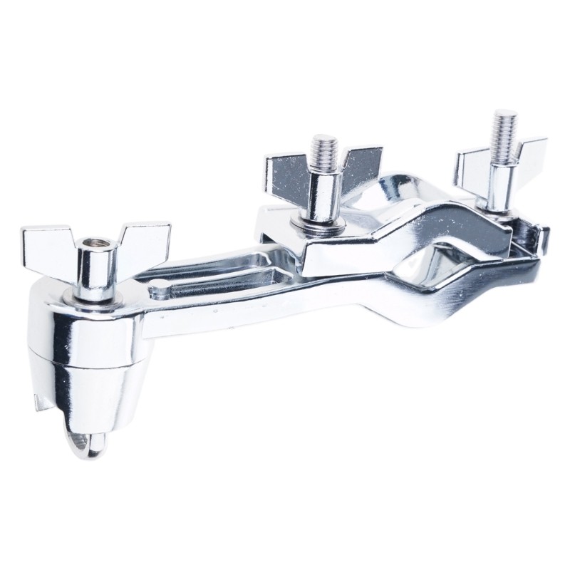 Adjustable Cowbell MountIng Bracket Clamp L-Rod Musical Instrument Parts