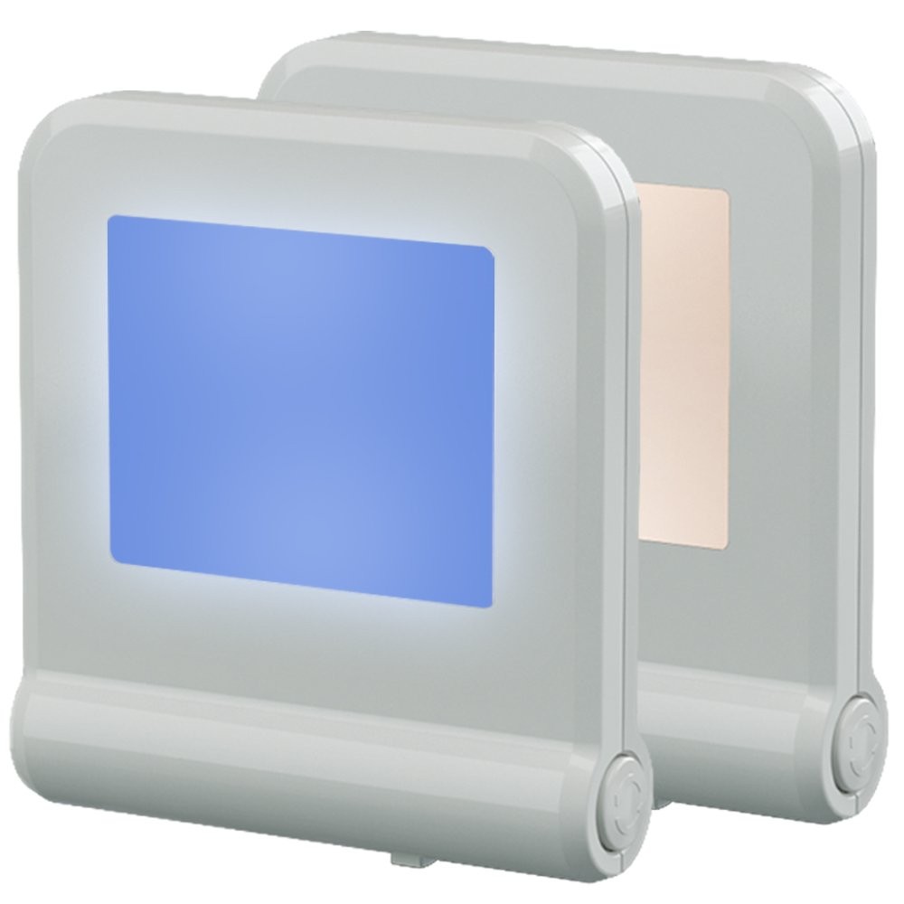 MAZ TEK Plug in LED Night Light with Smart Dusk to Dawn Sensor Multi Color