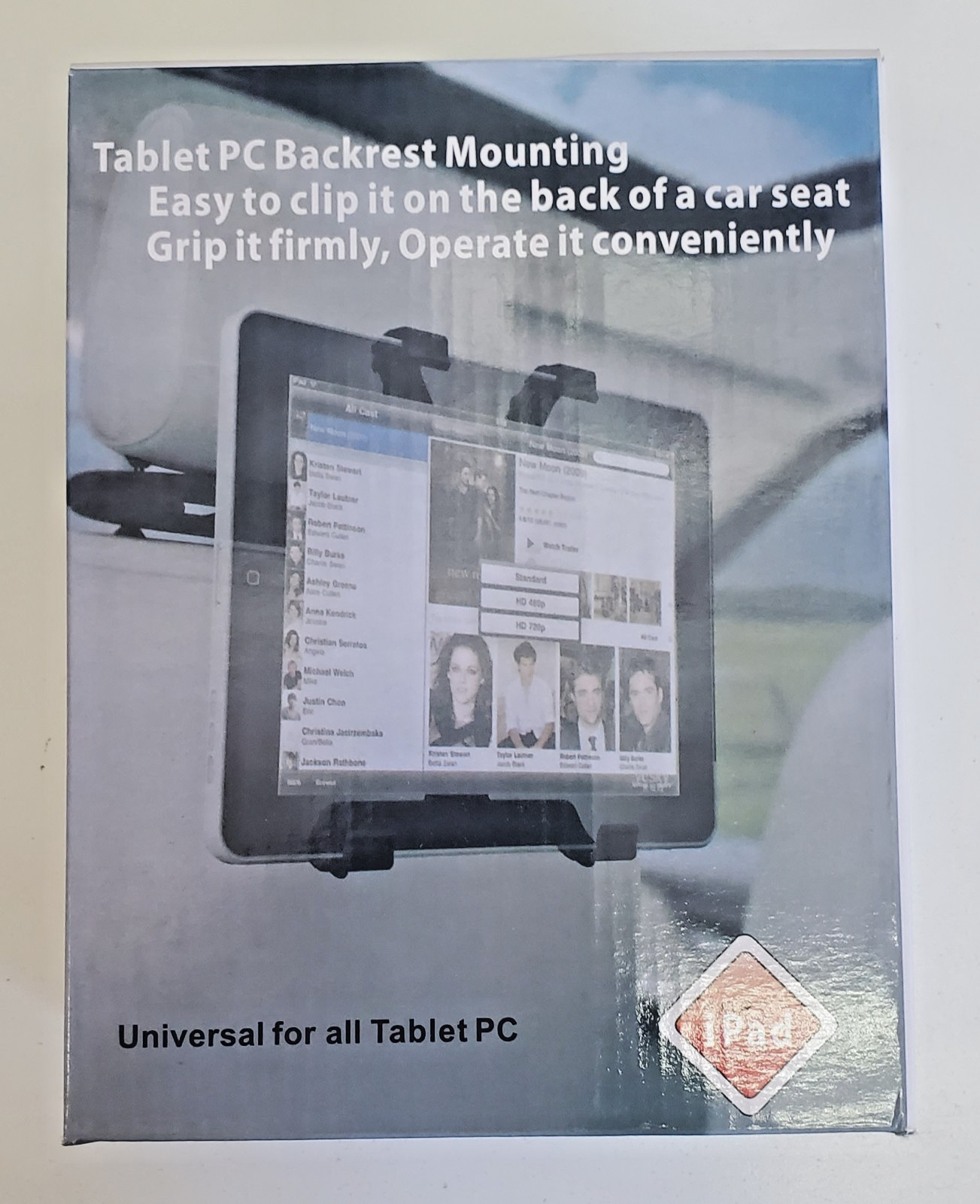 Universal Tablet Car Headrest Mount Holder – Backseat Entertainment Stand