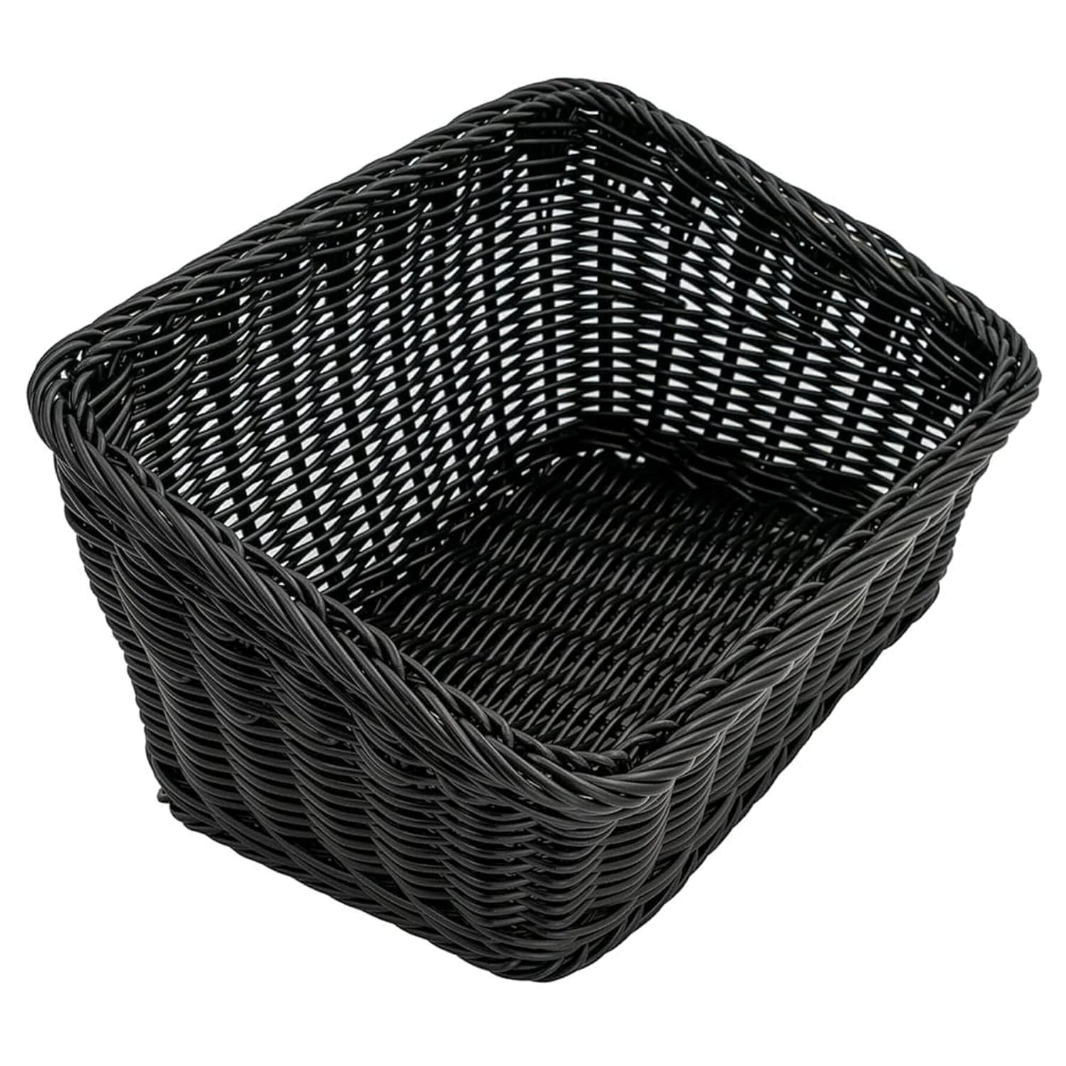 G.E.T. WB-1510-BK Black 9.25" X 13" Cascading Basket, Polypropylene