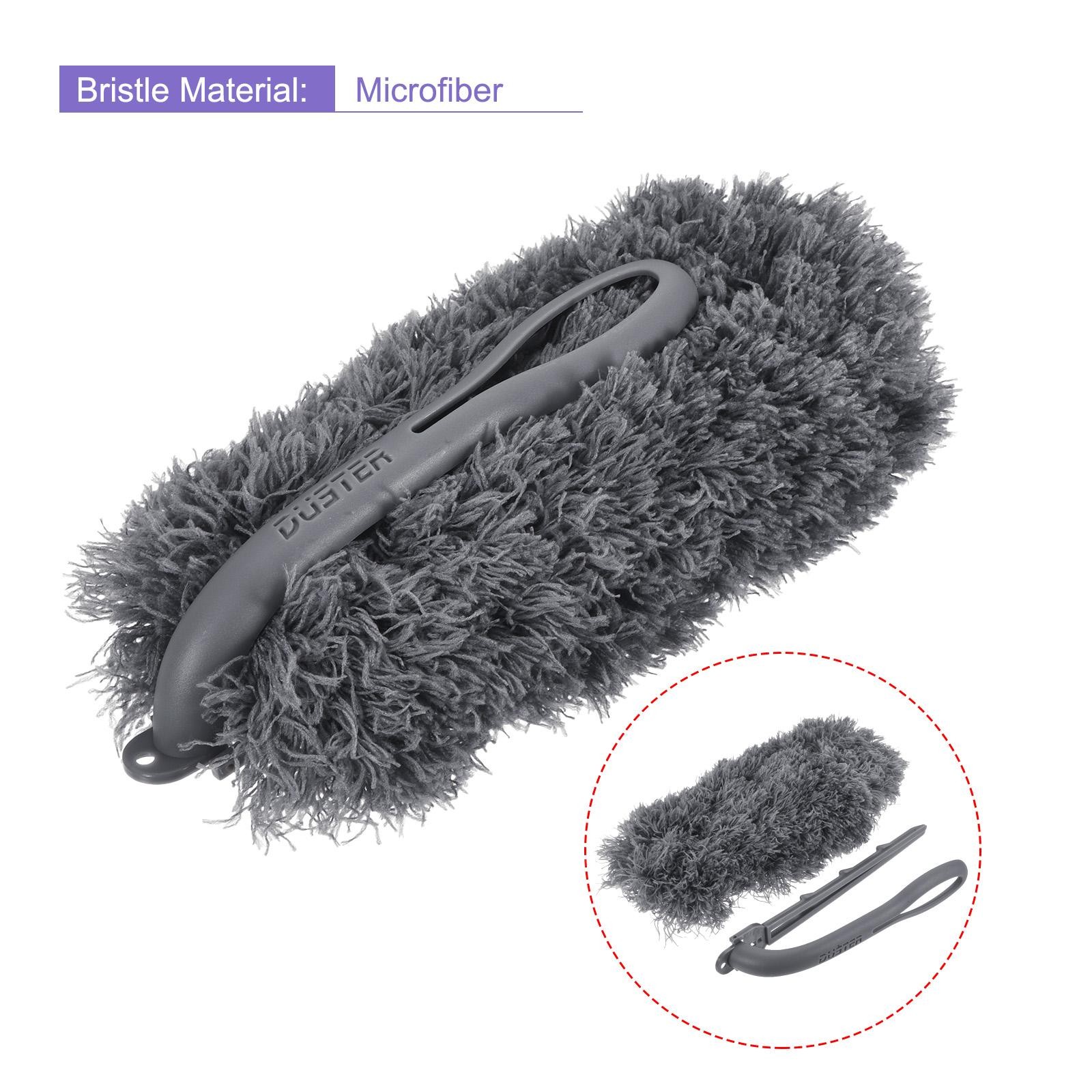Microfiber Duster Reusable Feather Duster Gray