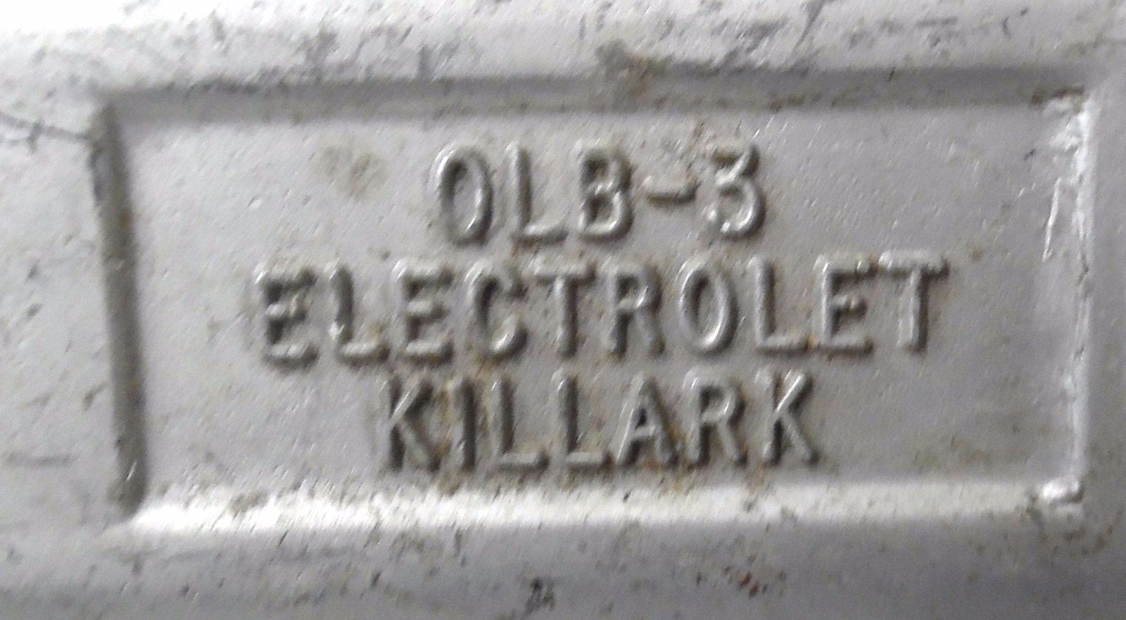 KILLARK CONDUIT BODY OLB-3