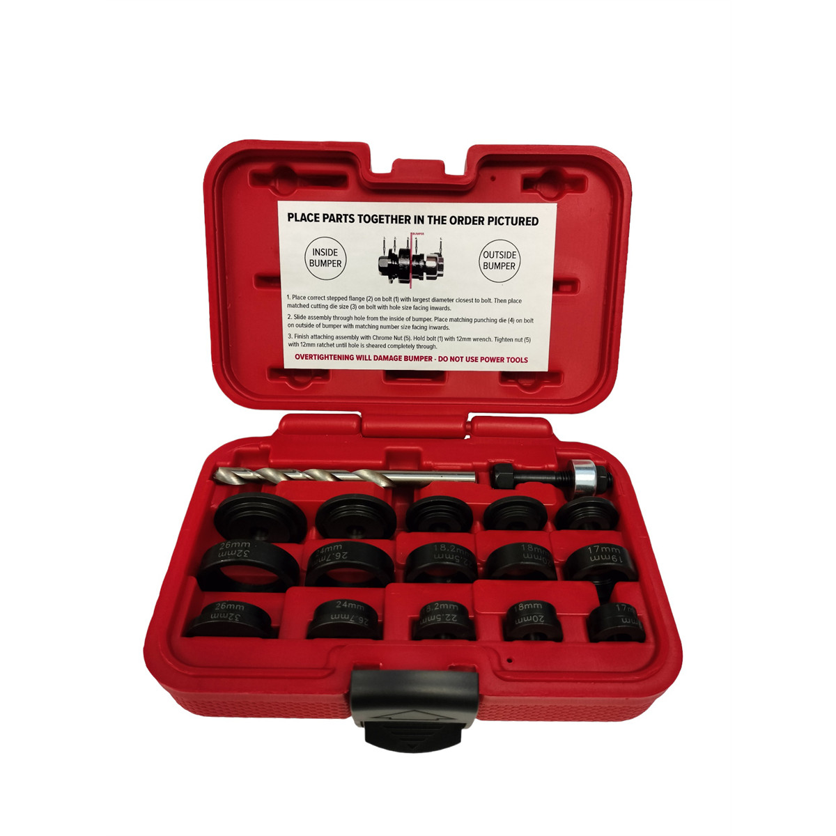 Killer Tools Bumper Perfect Hole Punch Kit for Parking Sensors