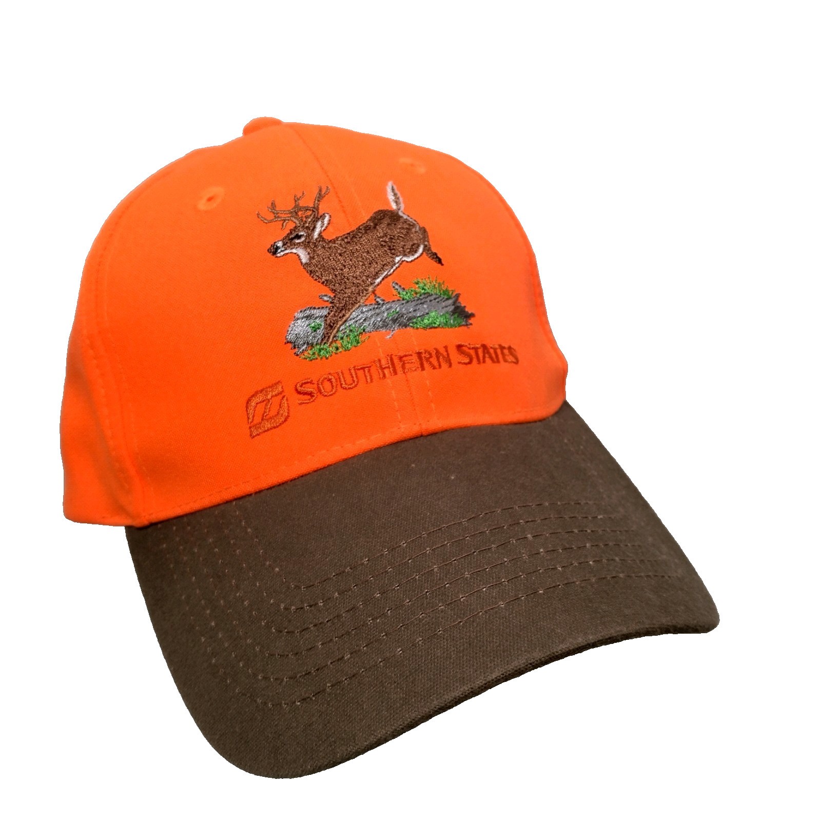 Southern States Deer Cap Hat Hunting Blaze Orange Canvas Farm Ag Buck Hunt Farm