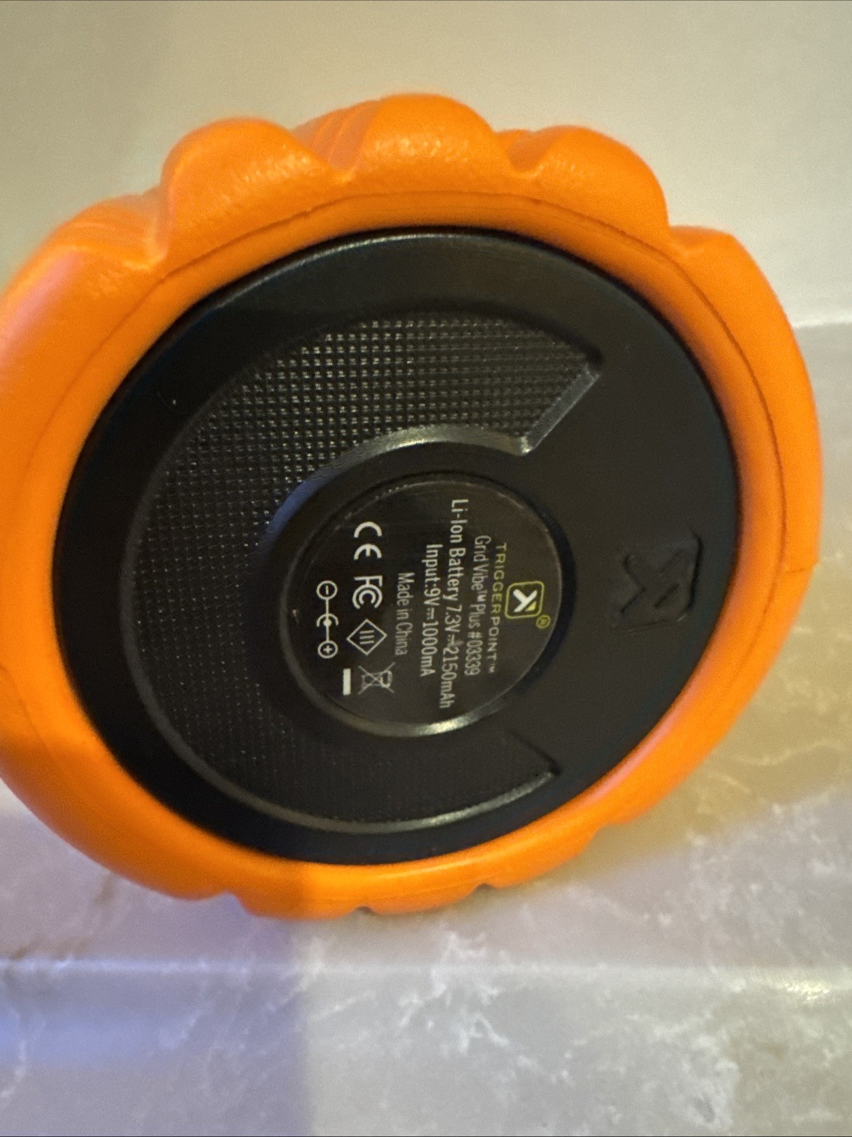 TriggerPoint Orange Grid Vibe Plus Vibrating Massage Foam Roller Roller Only