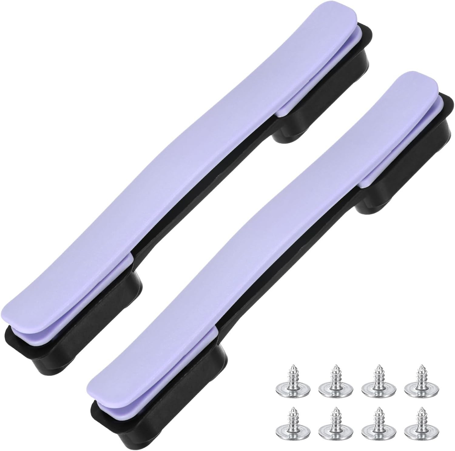 Luggage Replacement Handle [2PCS] -Plastic Handle Grip Carry Strap with Screw...