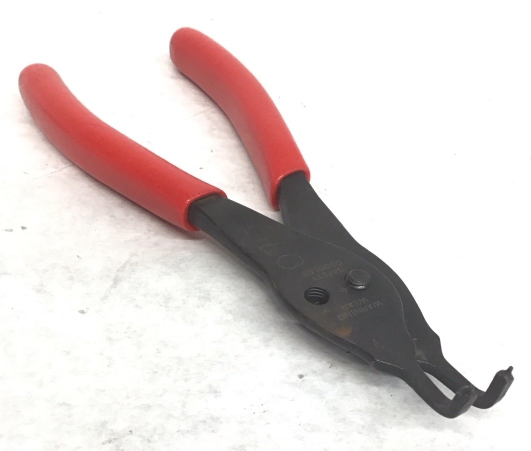 Snap On Tools Convertible 90°/.038" Fixed Tip Retaining Ring Pliers SRPC3890