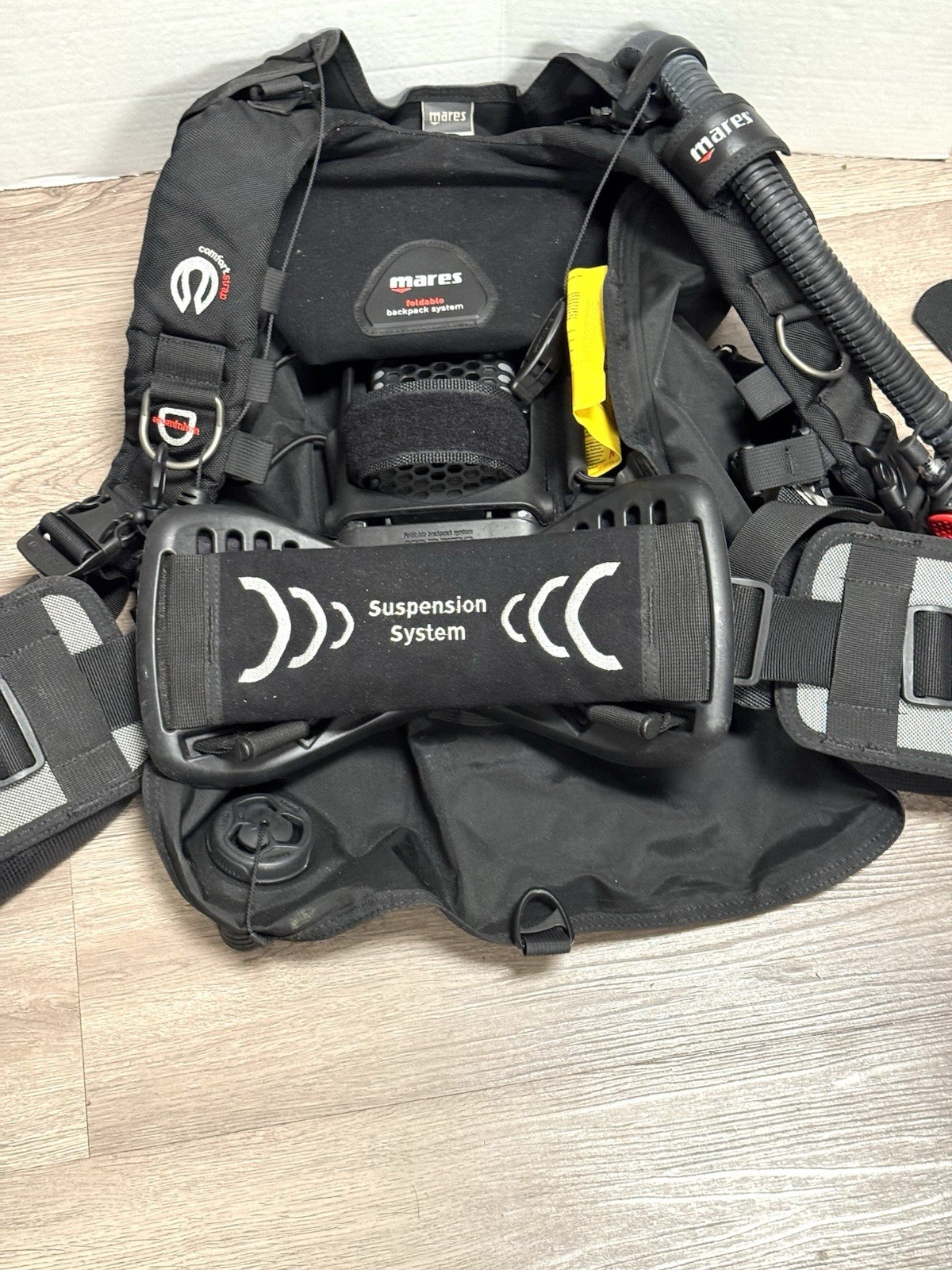 Mares Foldable Backpack System Diving Backpack Size M/L BC Scuba READ!