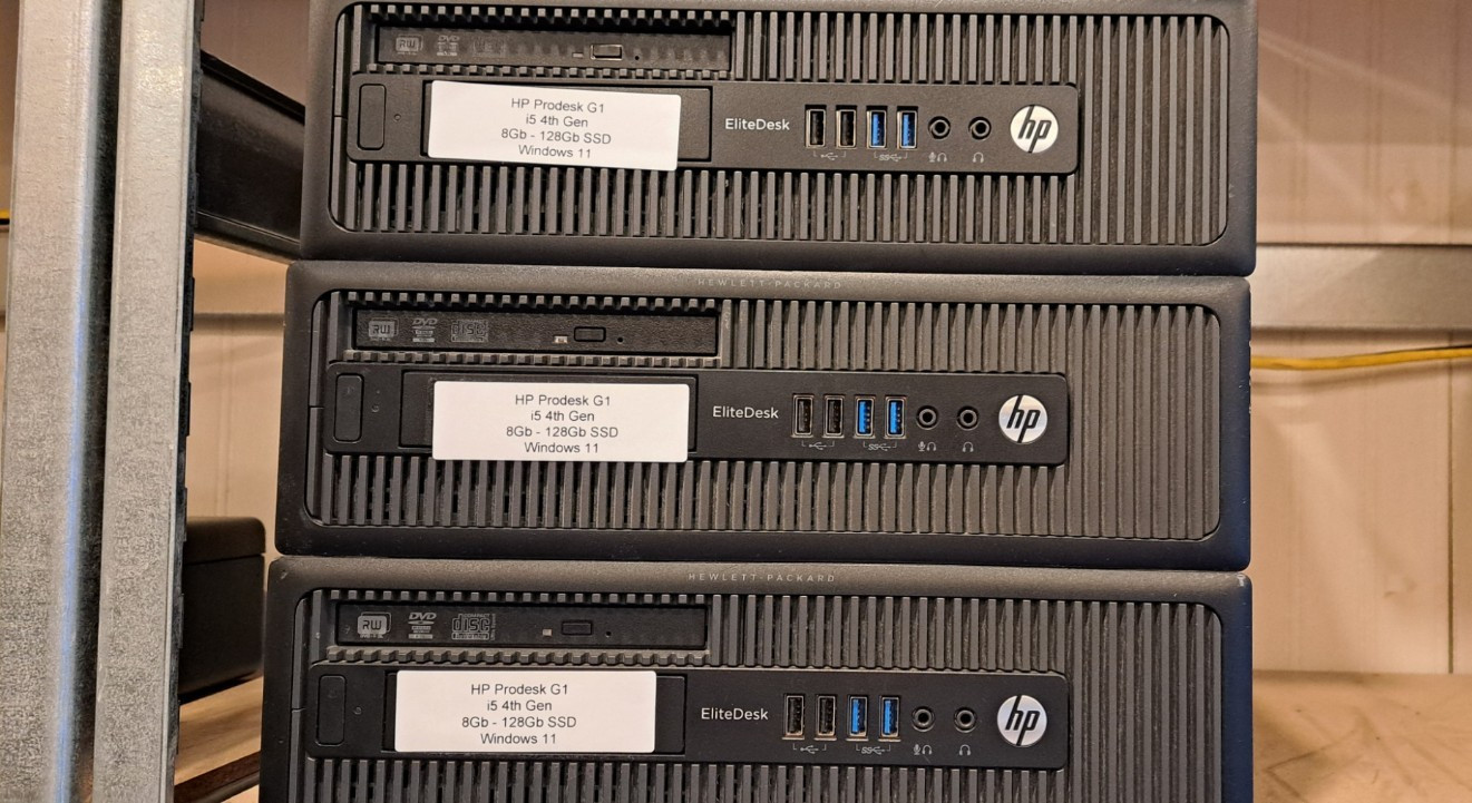 HP EliteDesk 800 G1 SFF, 3.50GHz i5, 8Gb RAM, 128Gb SSD - Win 11 -FREE Shipping