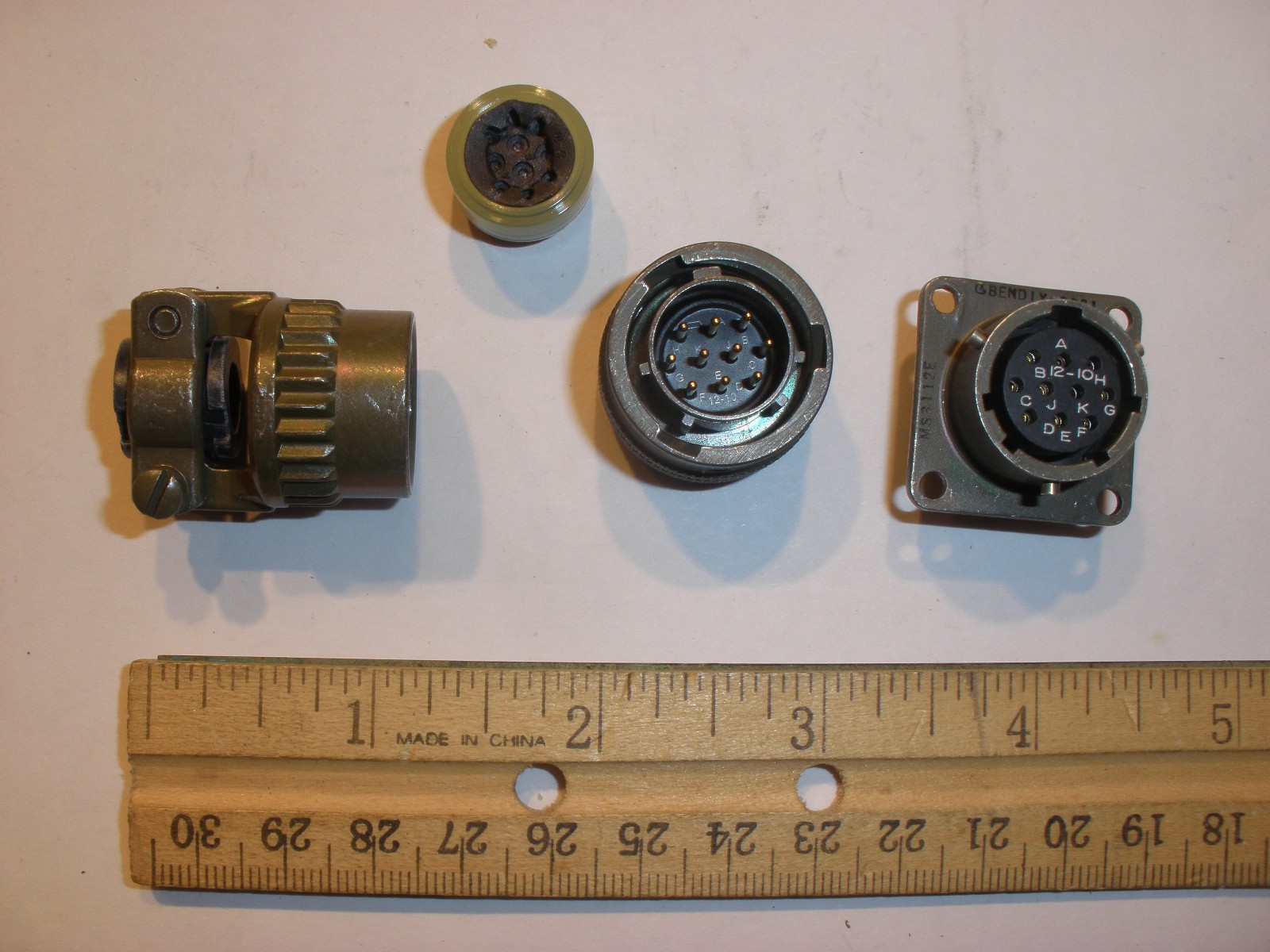 NEW - PT06E 12-10P (SR) and MS3112E 12-10S - 10 Pin Mating Pair