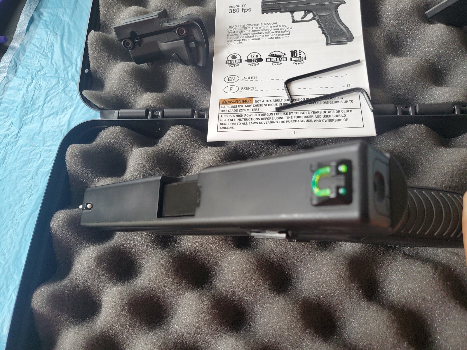 Umarex SA177 BB Gun Repeater Blow Back Co2 (Rare Pistol) collectors