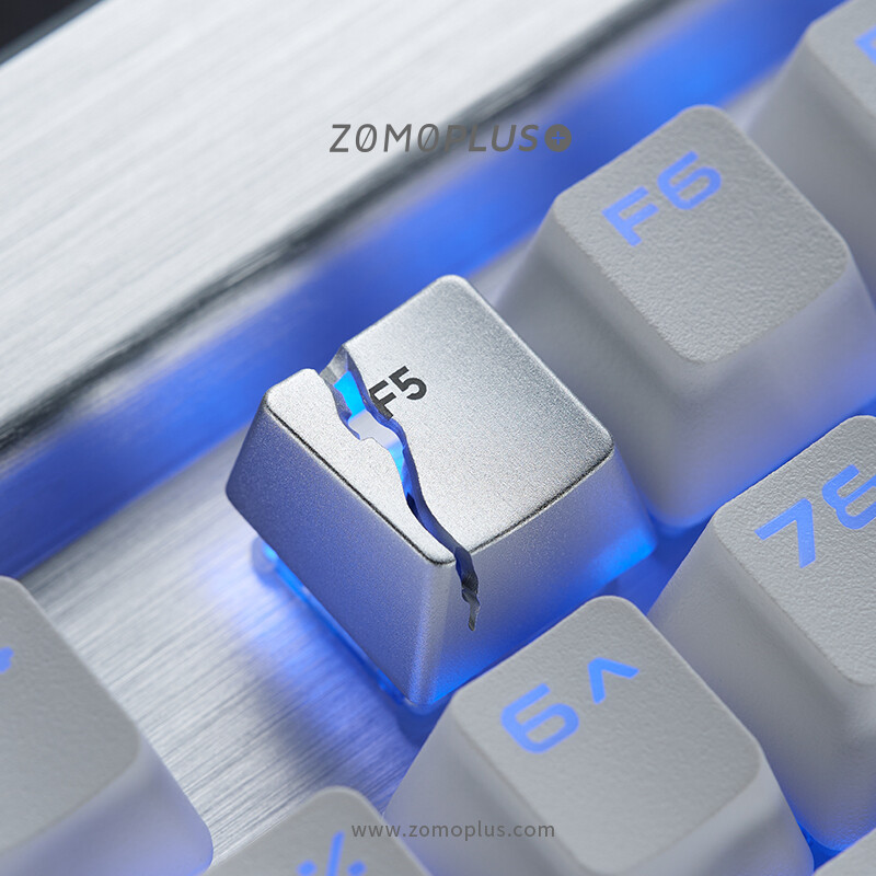 DIY Alloy Single F5 Split Keycap Key Cap Light Transmission For Cherry MX
