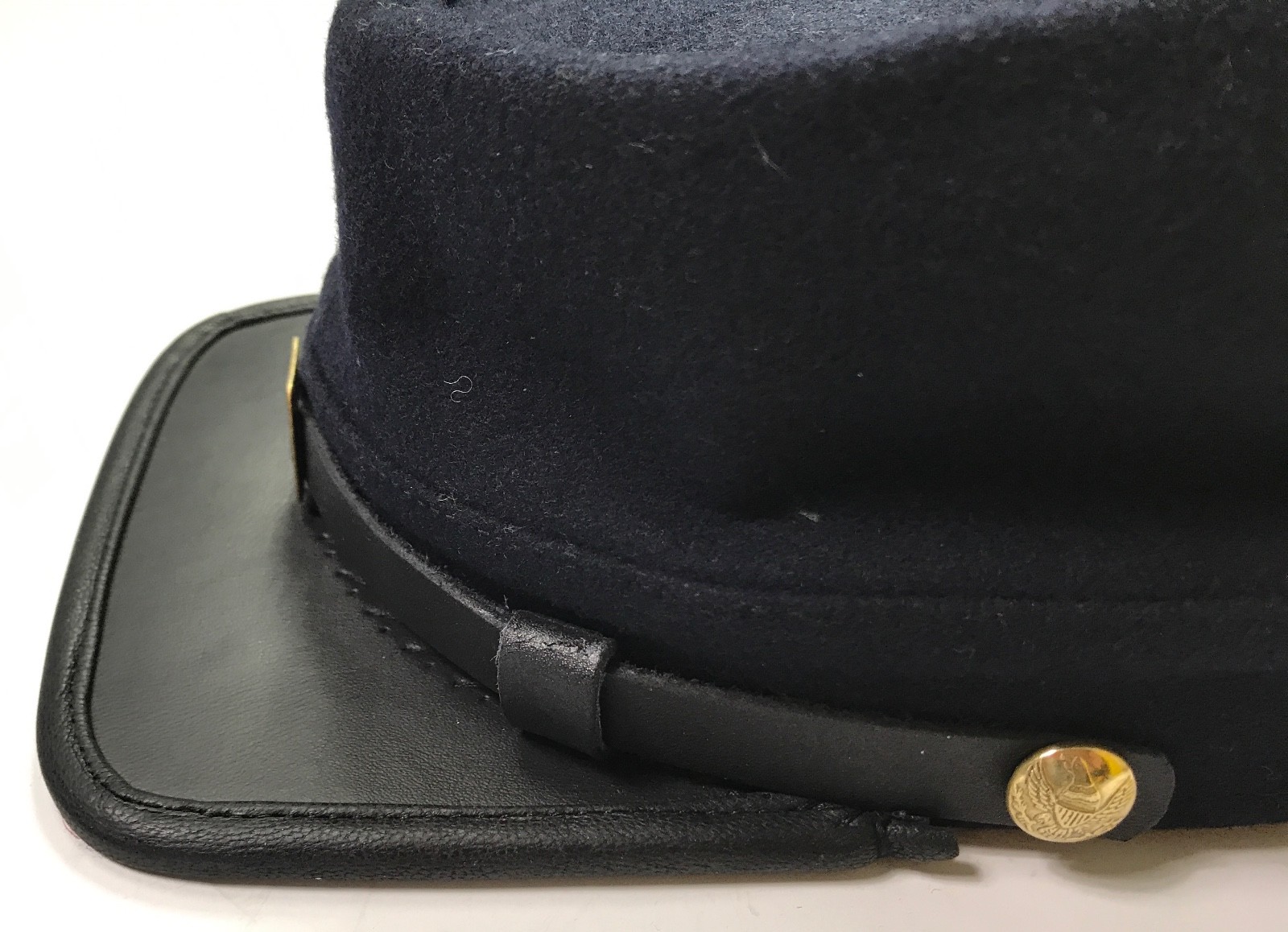 CIVIL WAR US UNION INFANTRY NAVY BLUE WOOL KEPI FORAGE CAP HAT-MEDIUM