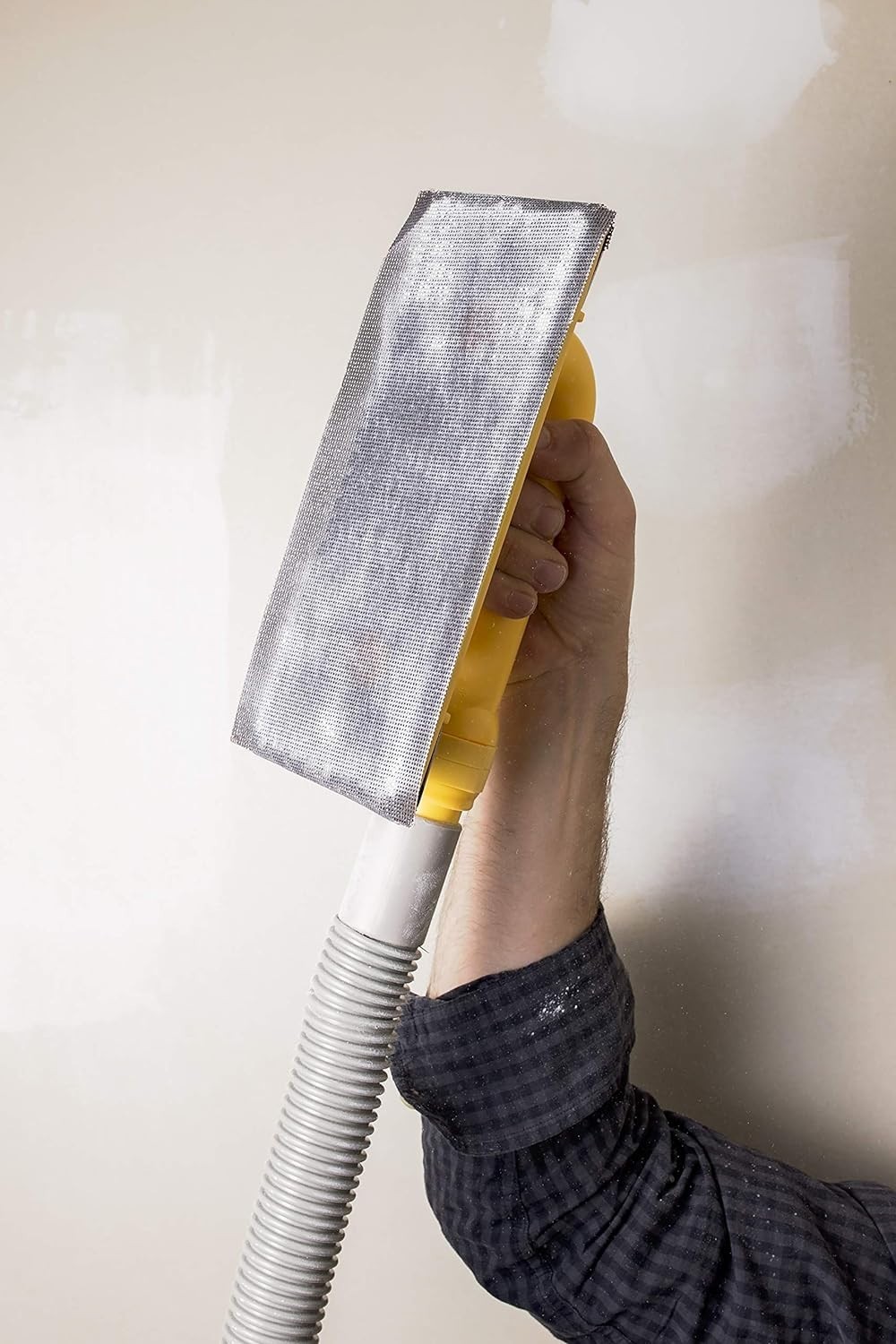 Versatile Dust-Free Hand Sander with 6' Hose: Protects Your Space Effortlessly