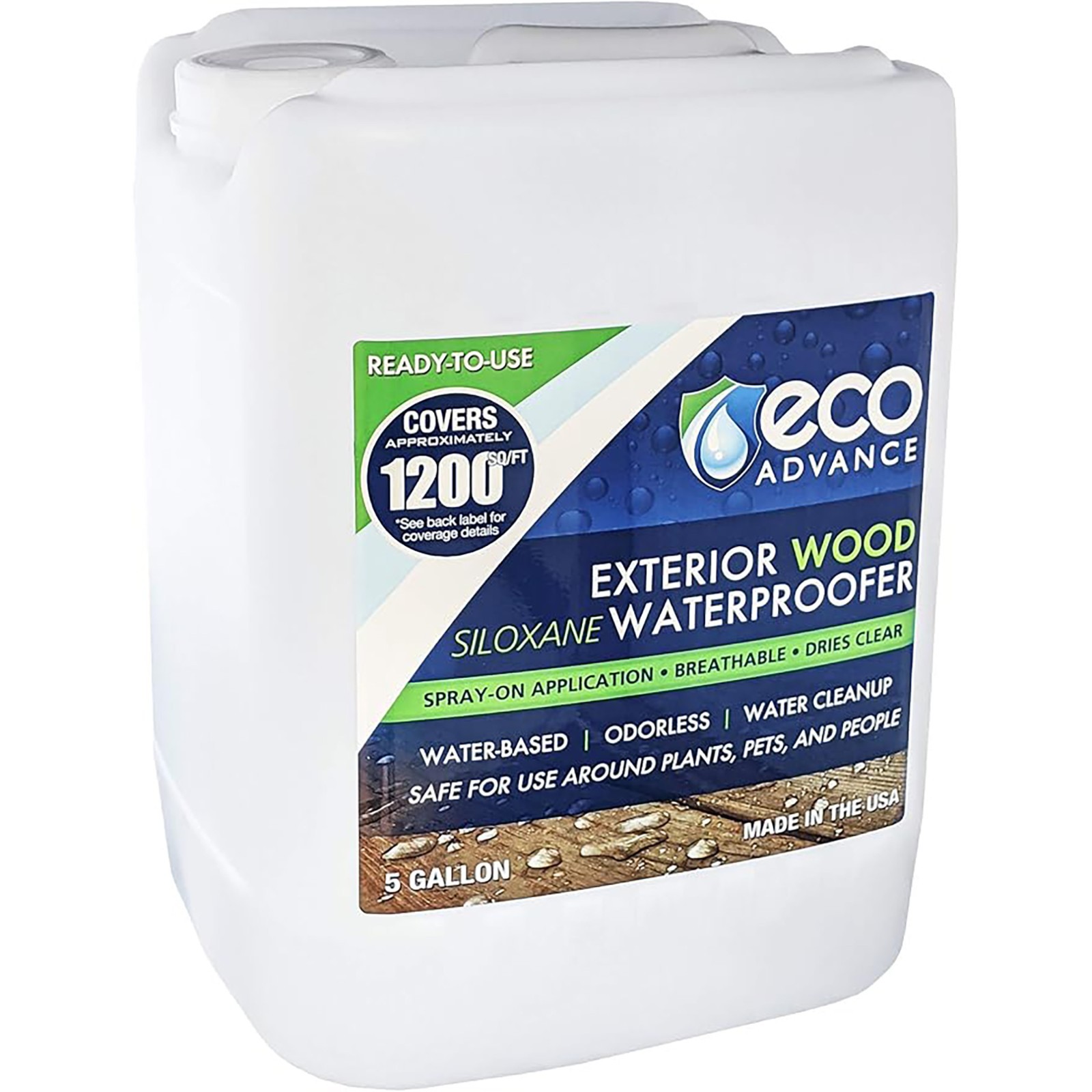 Eco Advance Exterior Wood Siloxane Waterproofer 5 gal