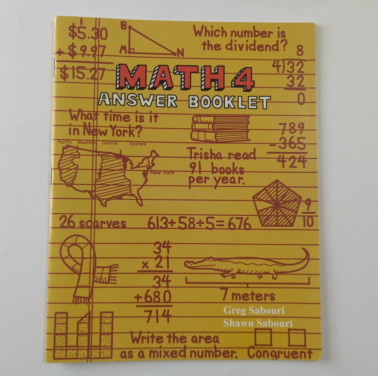 Teaching Textbooks Math 4 Workbook, CD-ROM Set 4 Discs & Answer Booklet - Read!