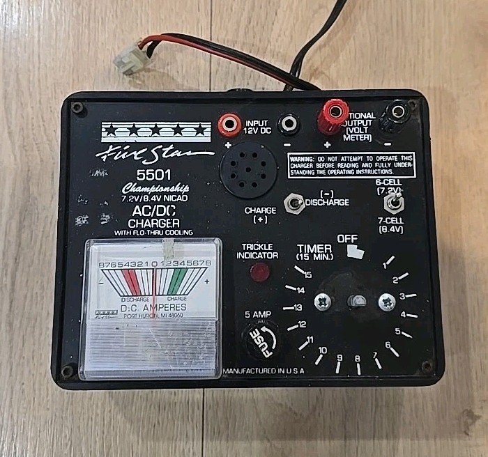 Five Star 5501 Championship 7.2v/8.4v Nicad Charger