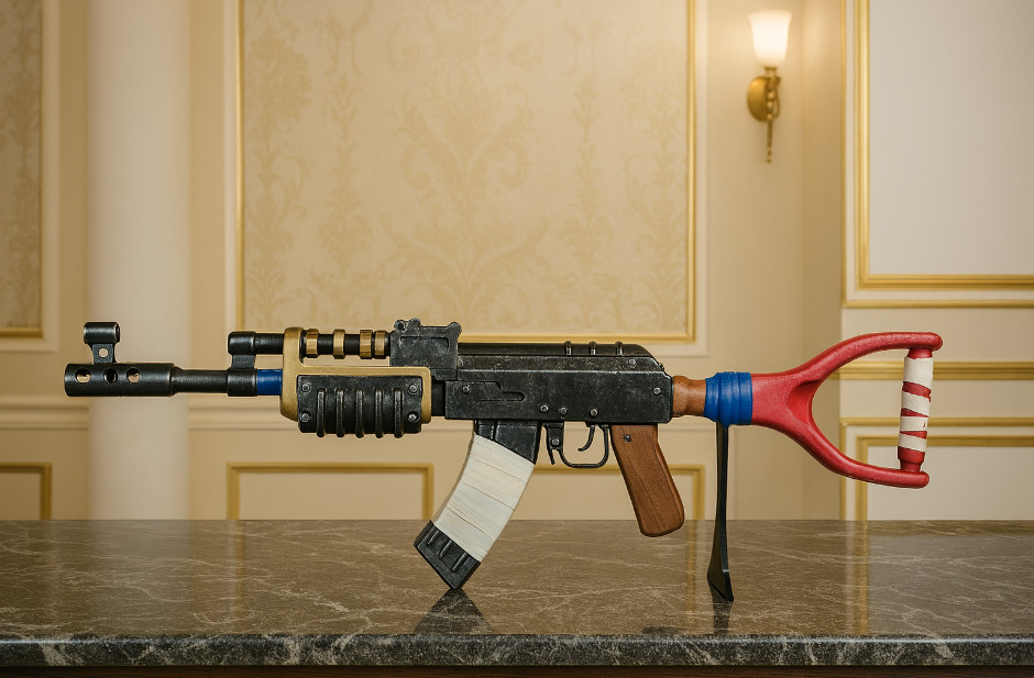 Rust AK-47 Replica 1:1 Scale Prop Gun Cosplay Collectible Gaming Decor