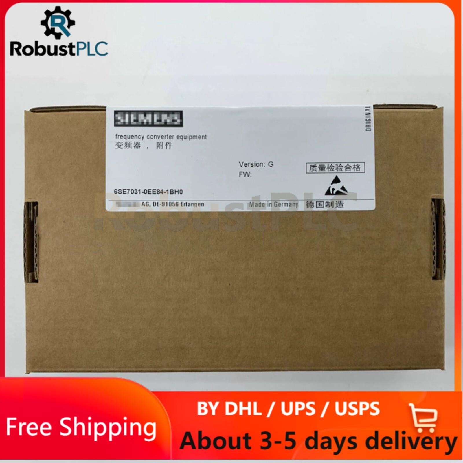 New Siemens 6SE7031-0EE84-1BH0 6SE7 031-0EE84-1BH0 1 Year Warranty Fast Shipping