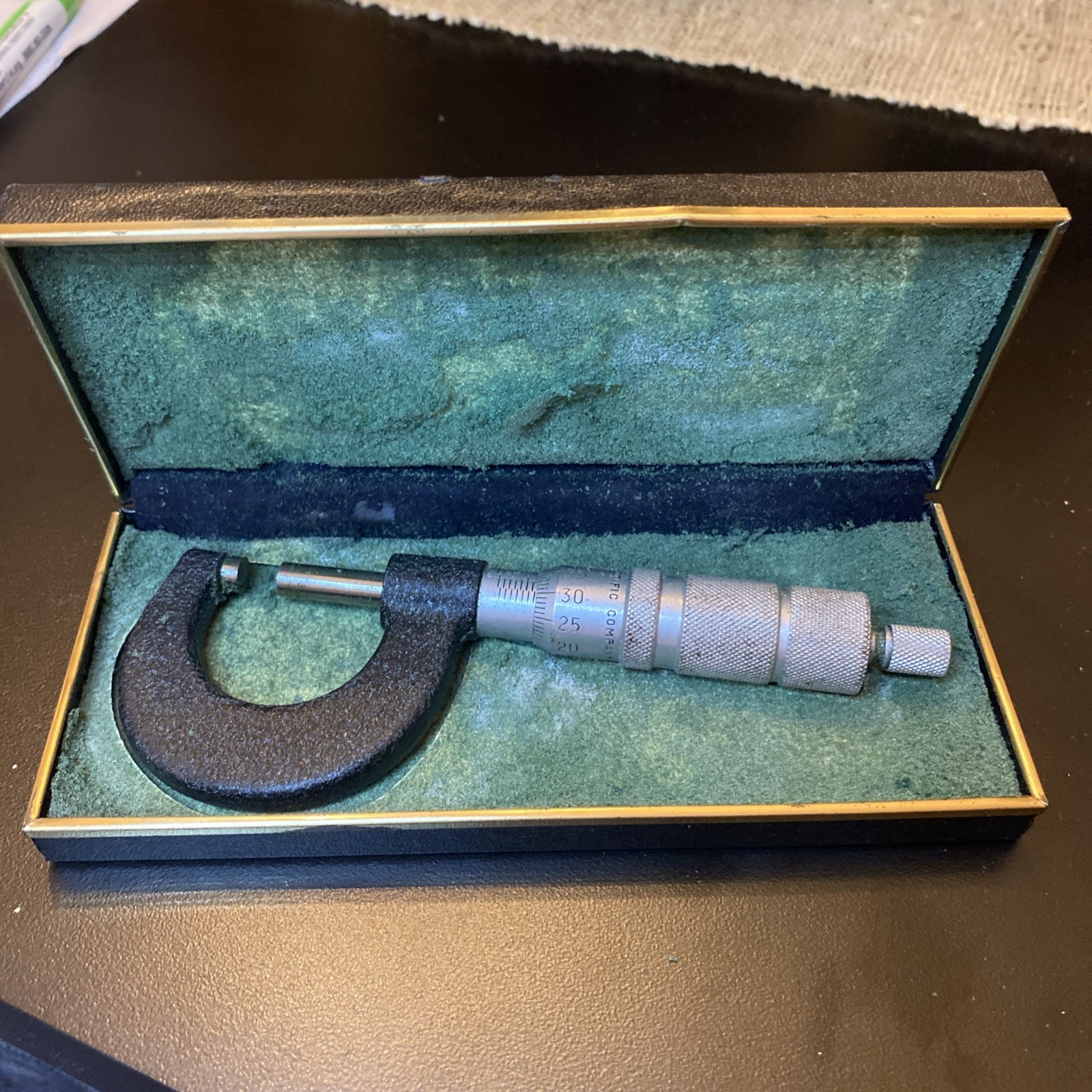 Vintage Sargent-Welch Scientific Company Micrometer In Original Case