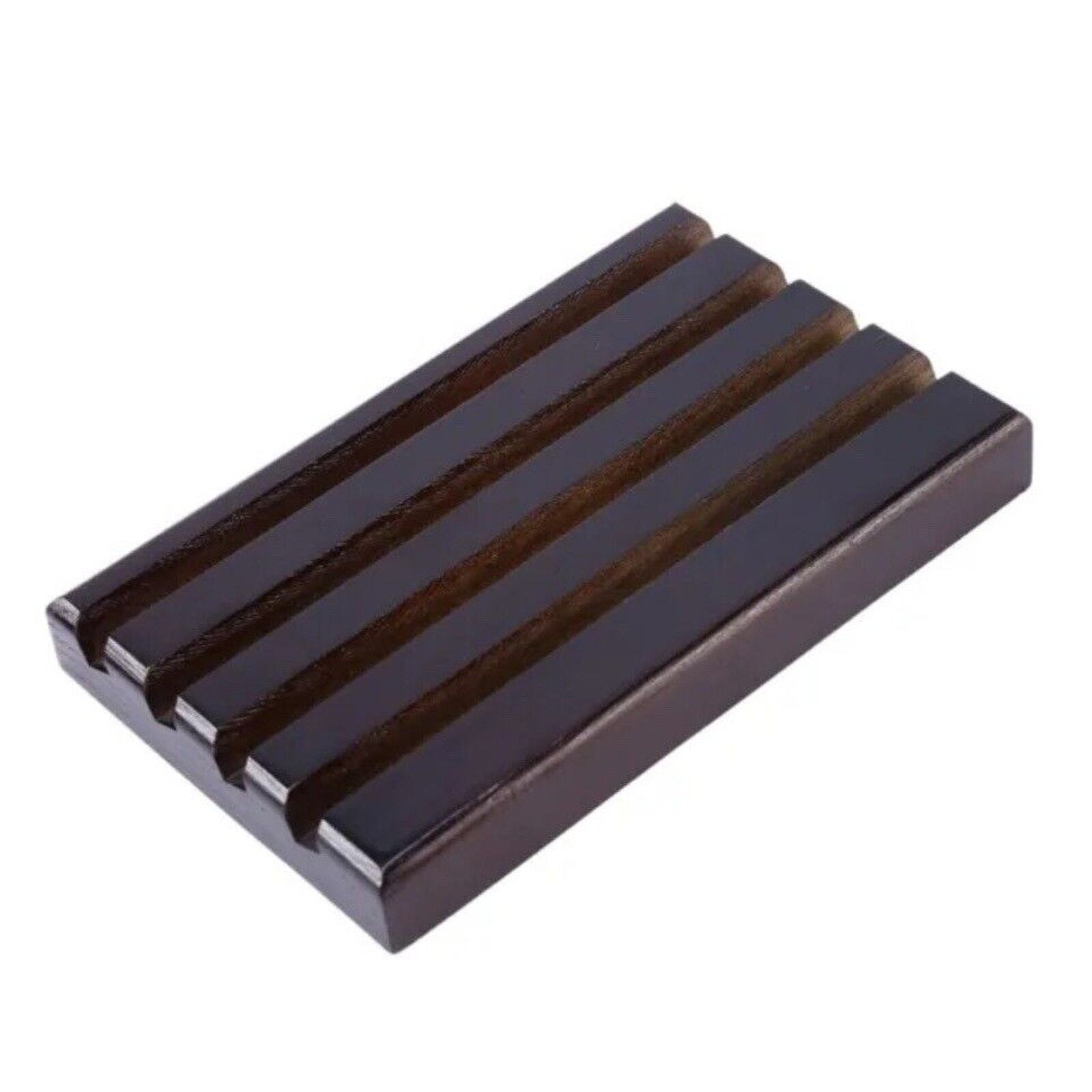 Display Stand Rack Coin Holder 4-Row Torched Wood Challenge Corr