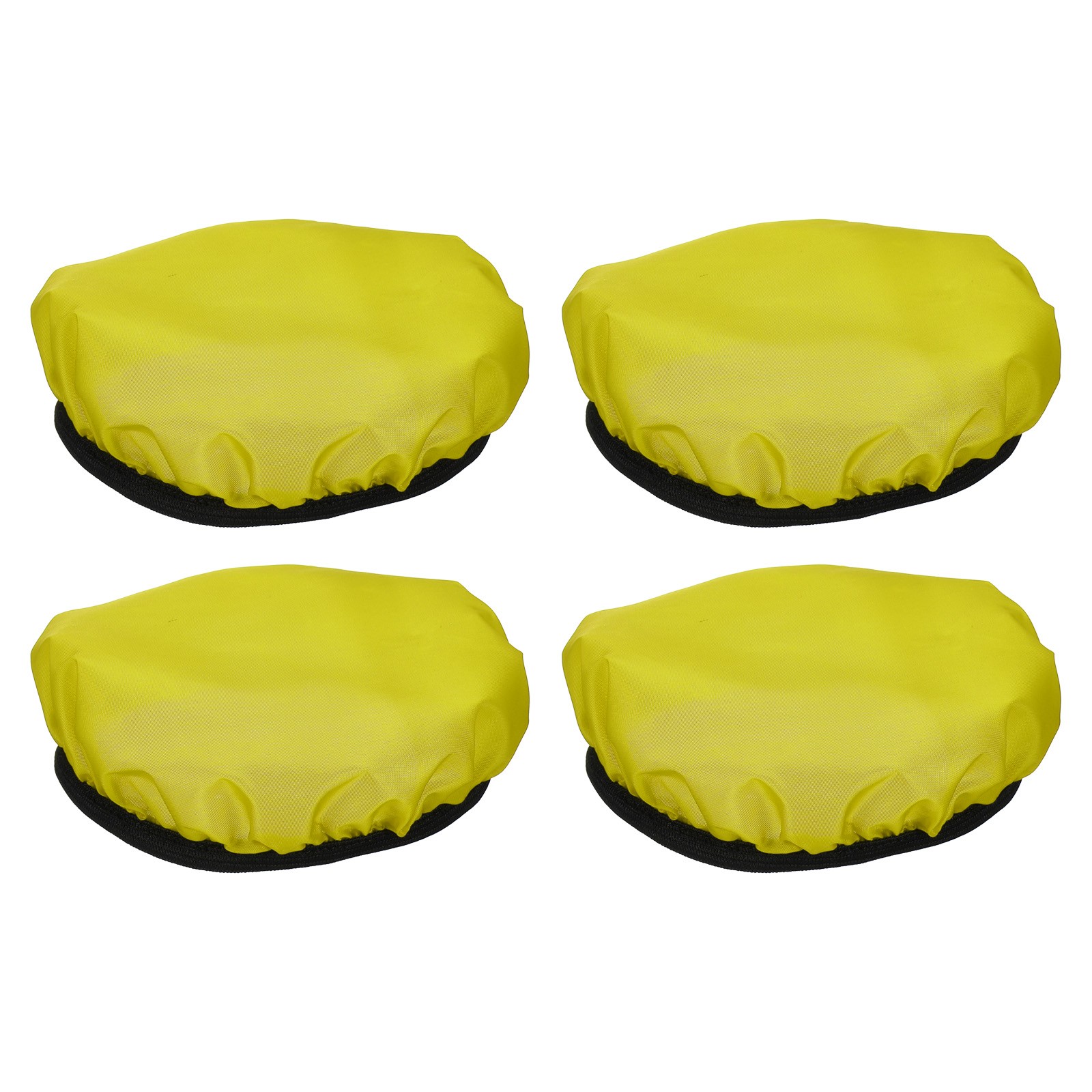 4pcs 7" 18cm Soft Diffuser Lamp Cover Light Strobe Reflector Lamp Sock Yellow