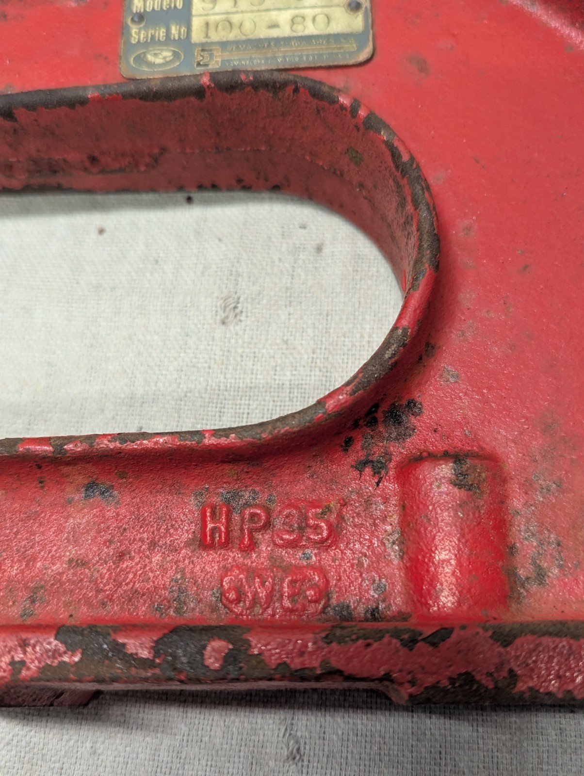 Chicago River & Machine Co Bench Riveter Model 915 915-sp