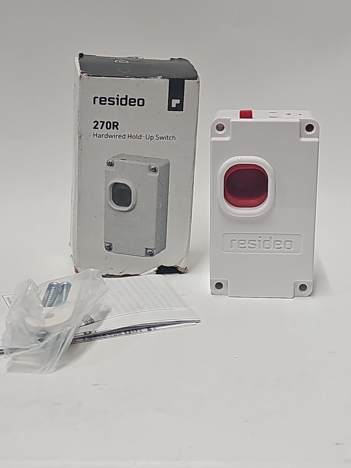 Honeywell Resideo 270R Hardwire Hold Up Switch Security Alarm NOB