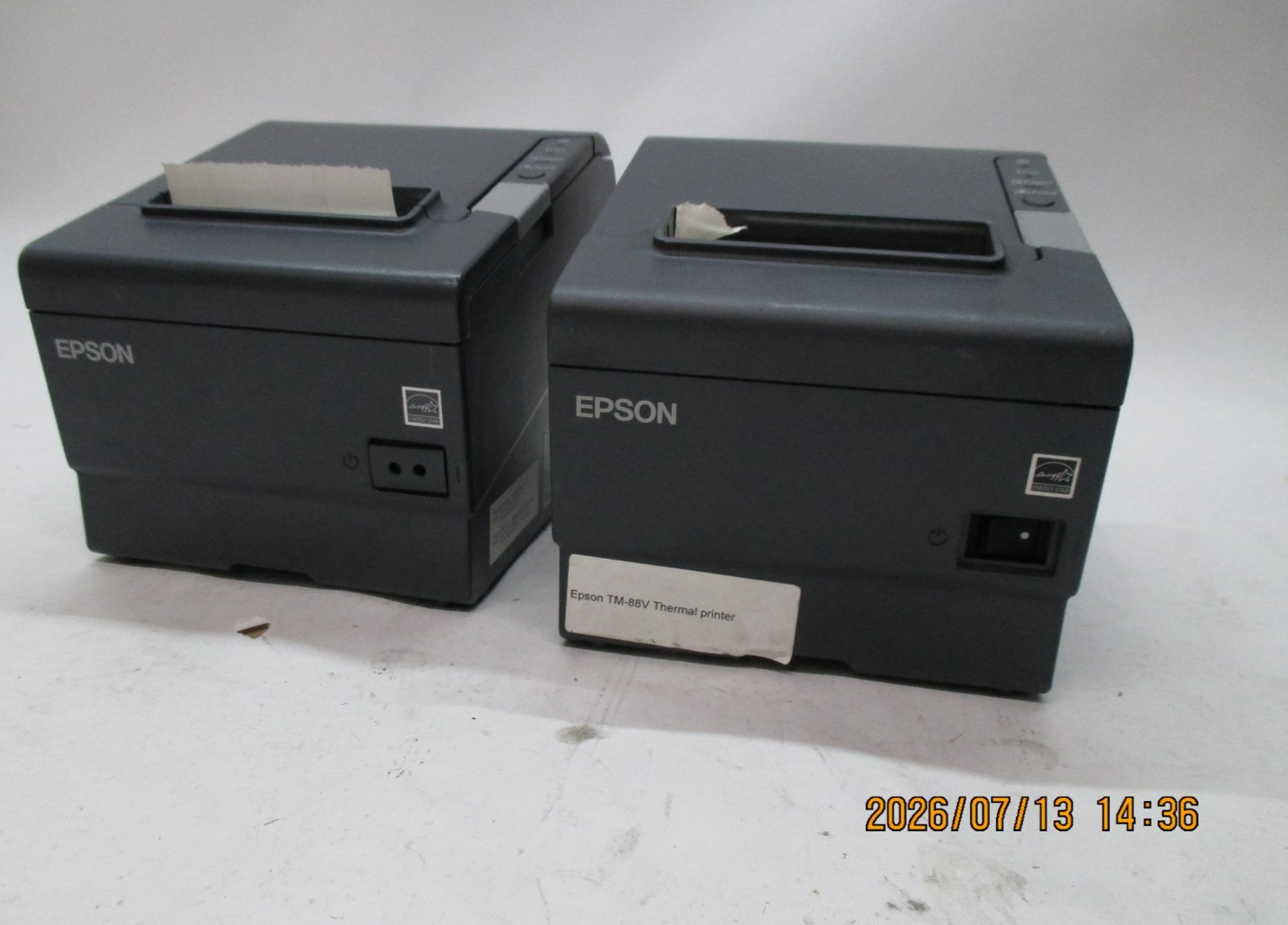 LOT-2 Epson M244A TM-T88V Thermal POS Receipt Printer T5-C15