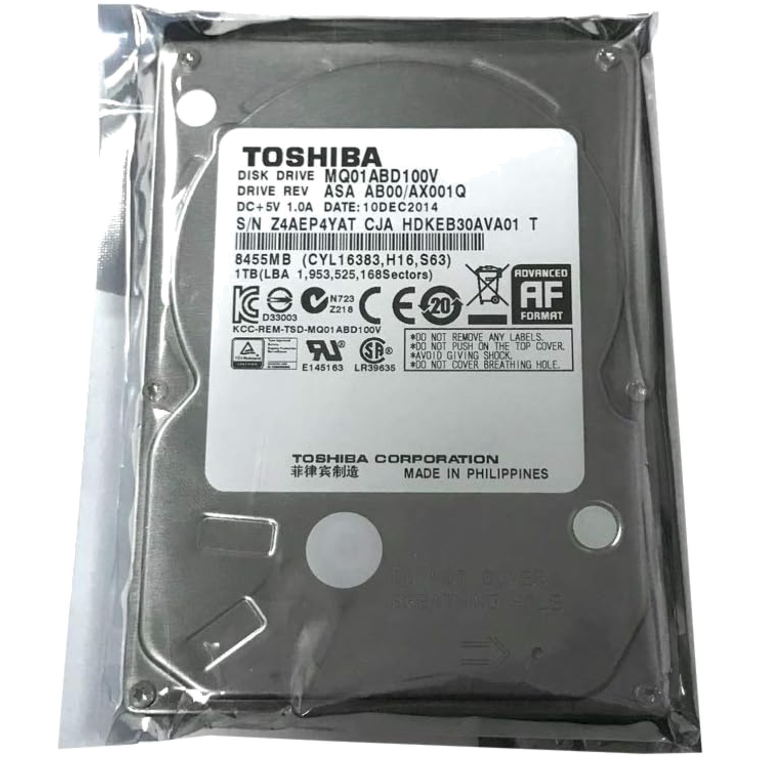 High Performance 1TB 5400RPM SATA Hard Drive - PS3/PS4/-