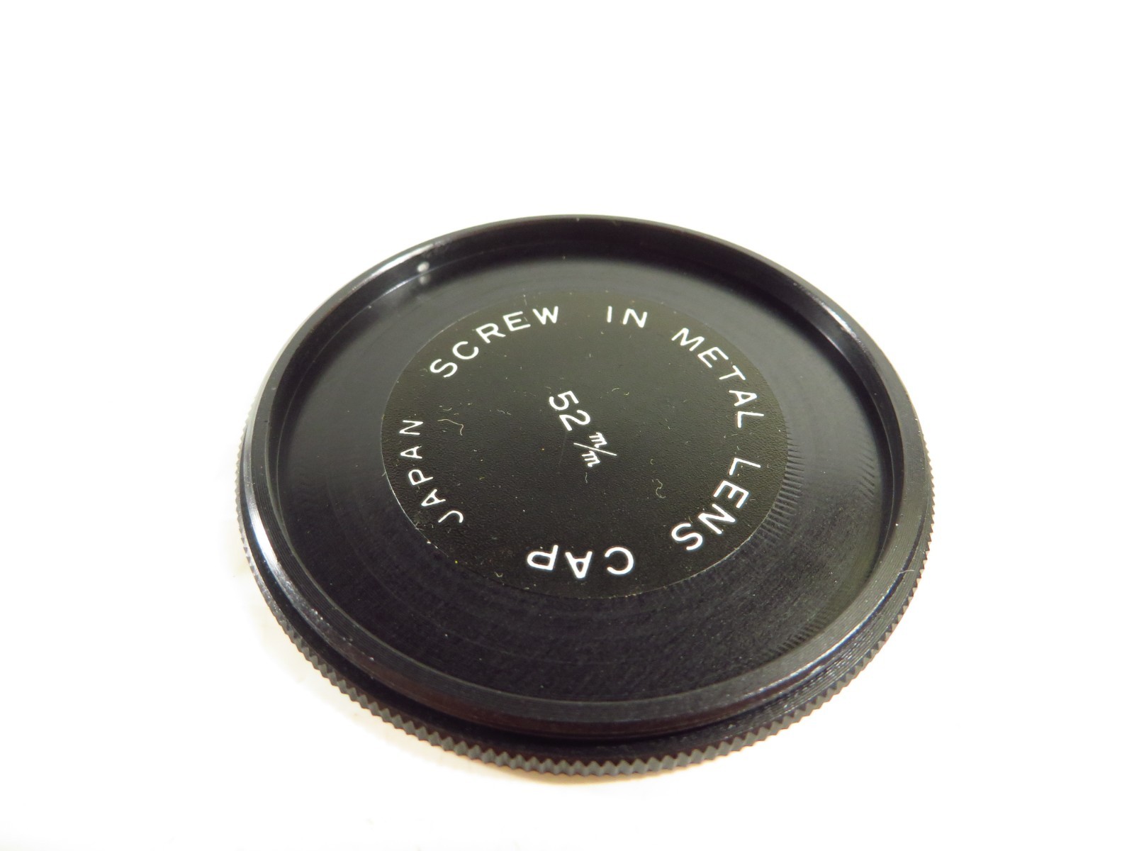 Heavy Duty Metal Screw-in Front Lens Cap 52mm, Made in Japan