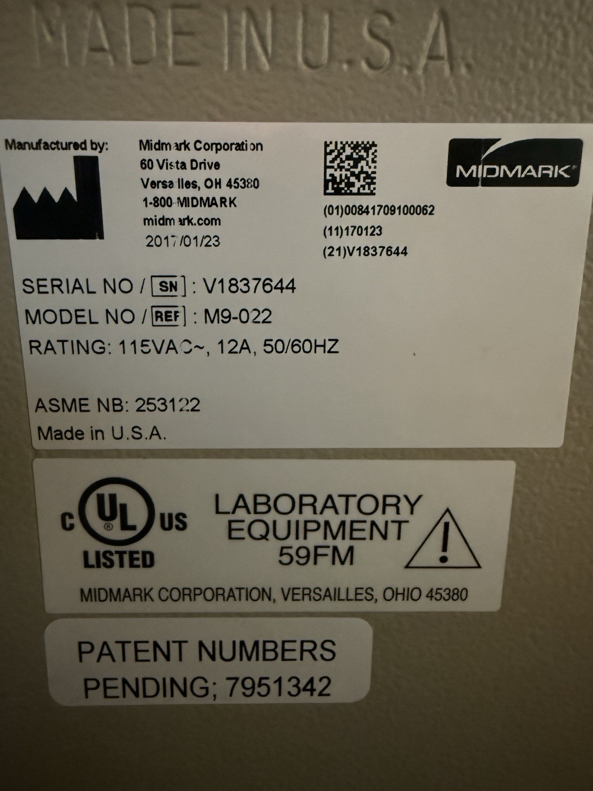 Ritter M9 UltraClave Automatic Sterilizer Autoclave Machine