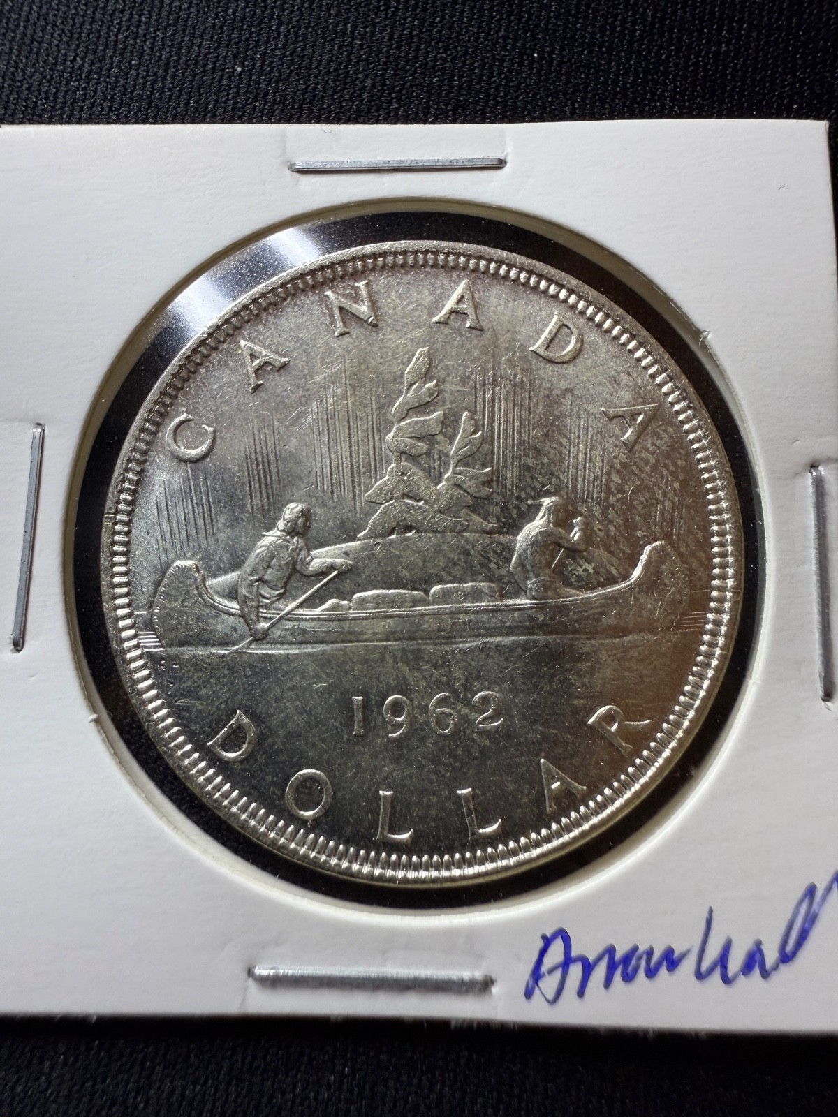 1962 Arrowhead Canada Silver Dollar Coin