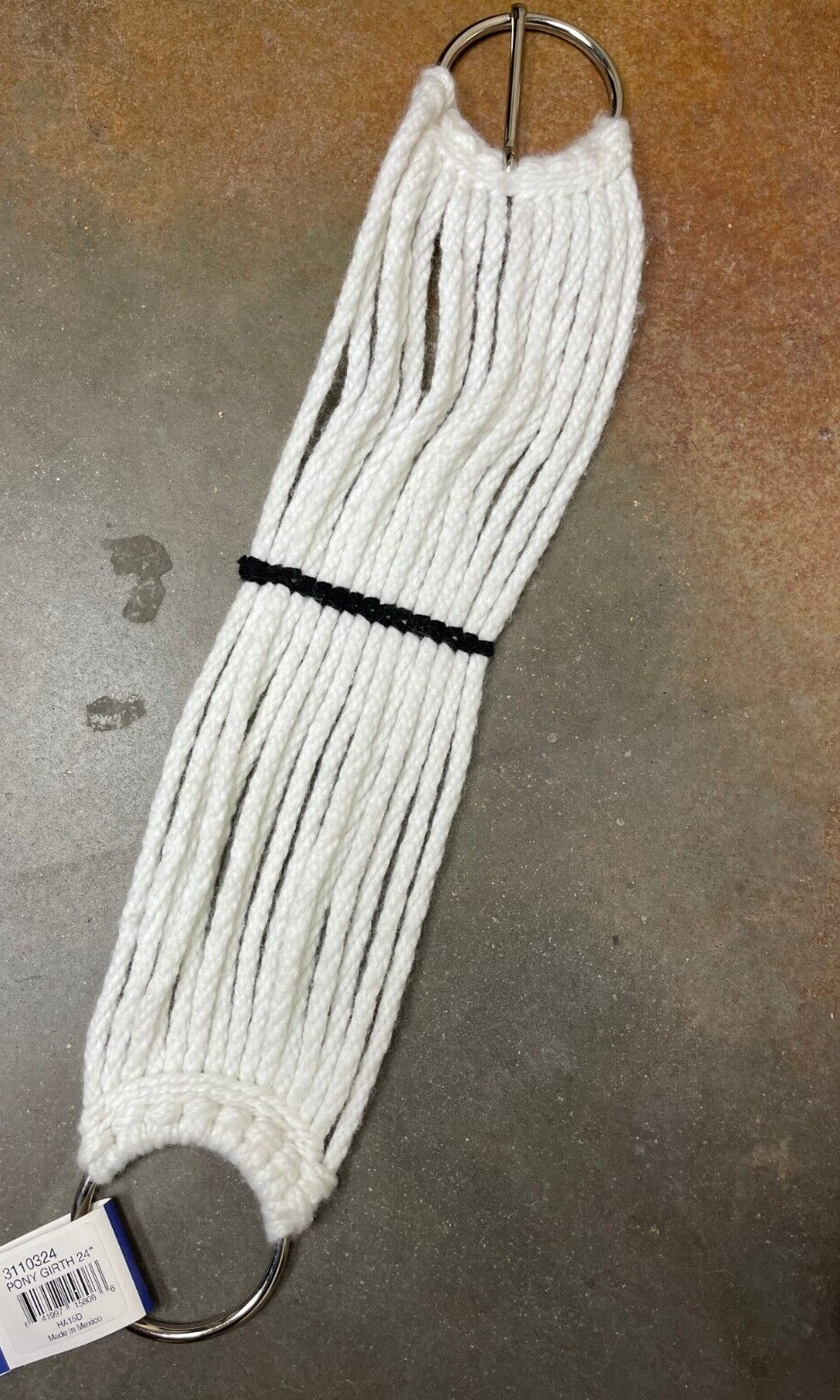 Horse Western Riding Cinch Girth Mohair Pony Sized 24"