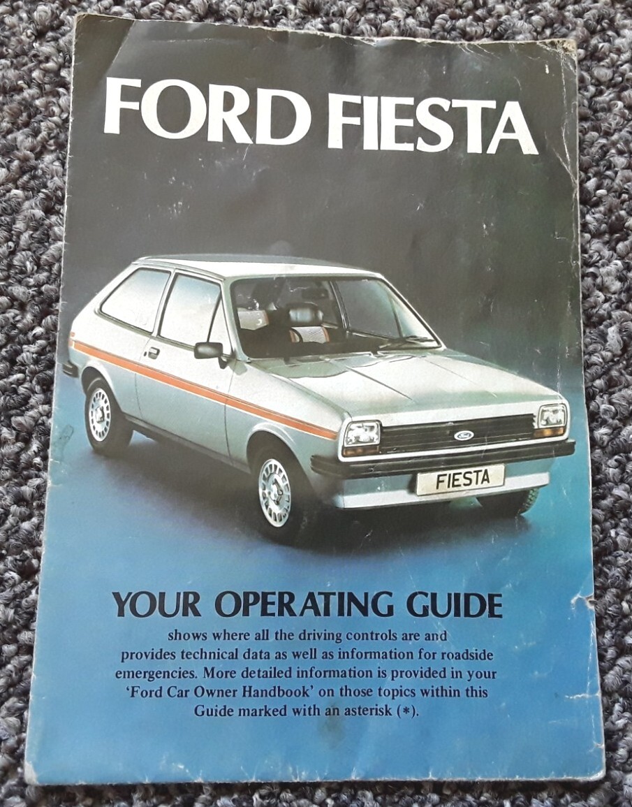Ford Fiesta MK1 Operating Guide Brochure 1976 13th Edition FREE UK POSTAGE