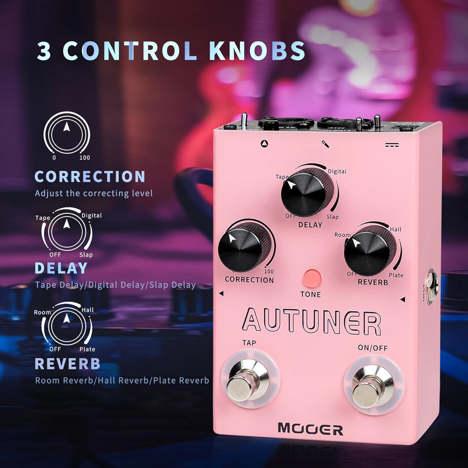 Autuner MVP1 Vocal Effects Processor – Pitch Correction Pedal