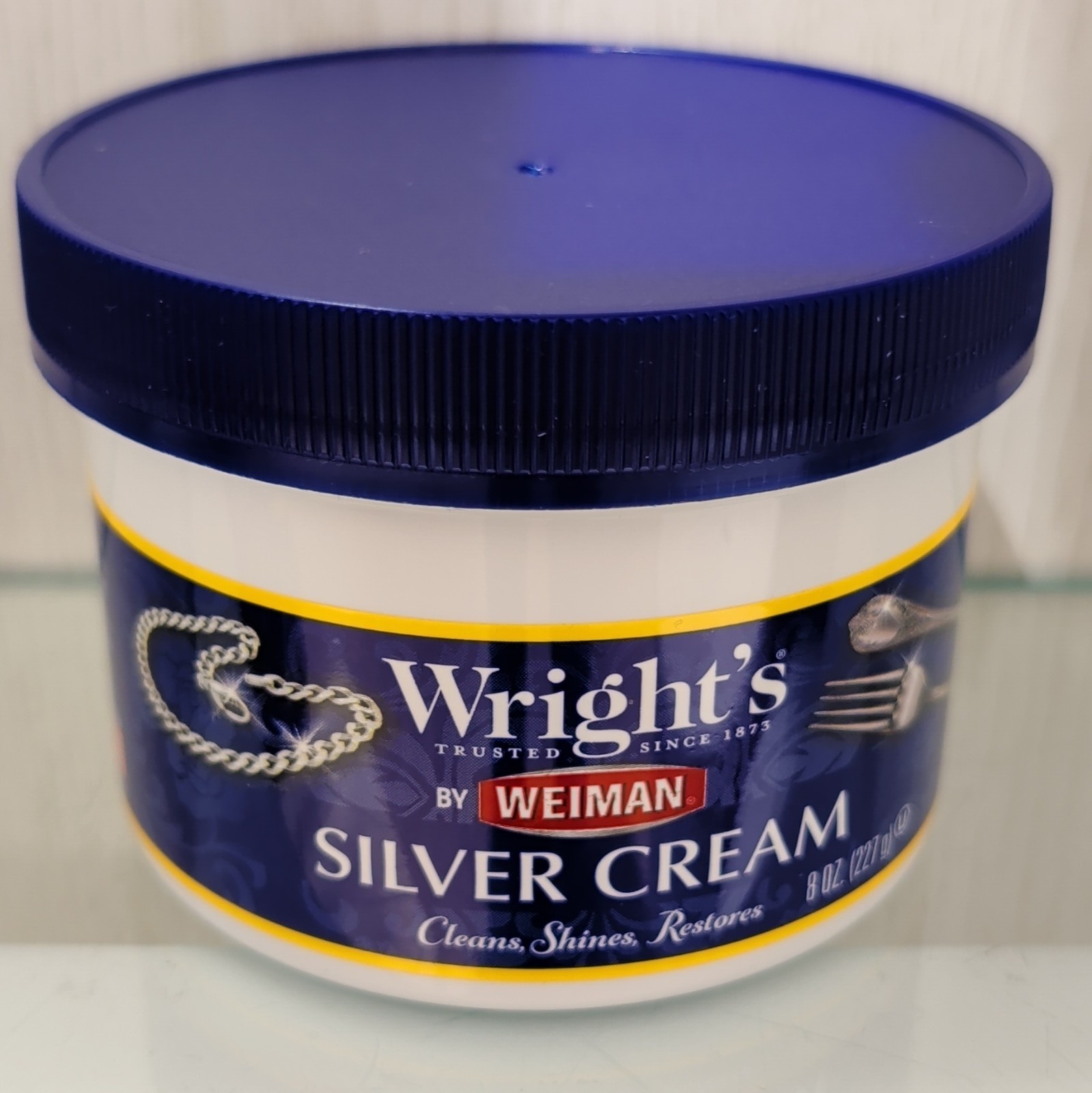 Wright's Silver Cleaner and Polish Cream 8 Ounce