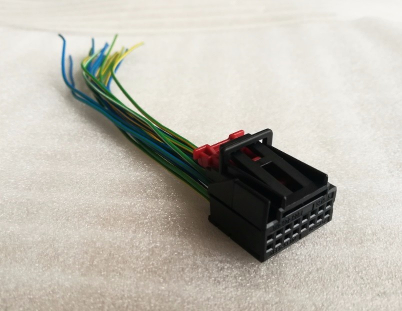 16 PIN SOCKET PLUG WITH WIRE PIGTAIL FOR VW AUDI SEAT SKODA 1K0972928