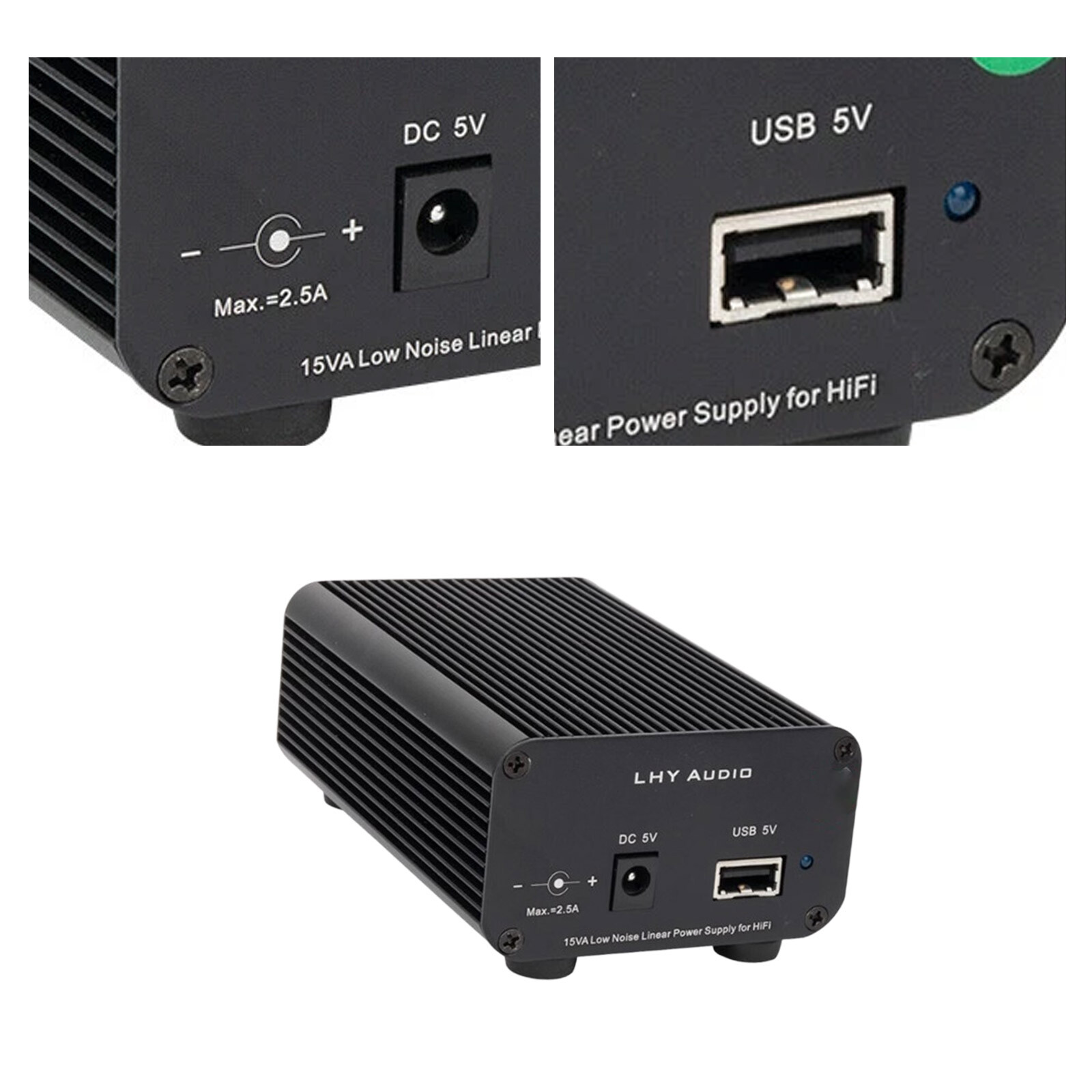 For Raspberry Pi 15W 5V DC Regulated Linear Power Supply for USB Interface DAC
