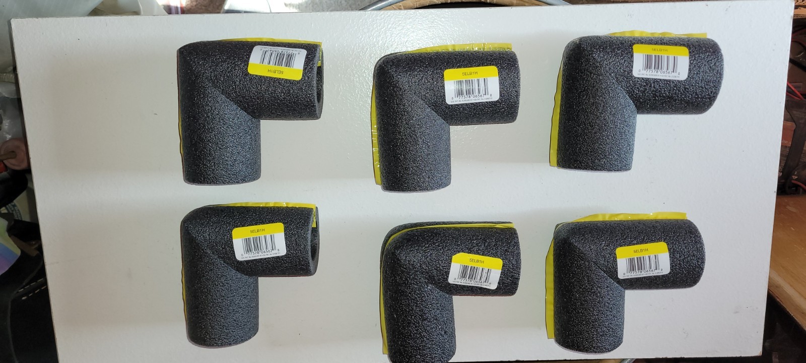 NOS 6-Pack Thermwell 5ELB1H Polyethylene Gray 1" 90 Degrees Elbow Pipe Fittings